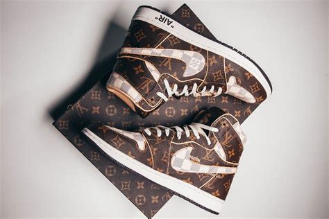 The Shoe Surgeon Crafts Custom Louis Vuitton Air Jordan 1 